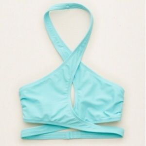 Aerie Blue Crop Top